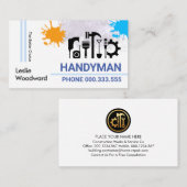 Speciaal Lijst Handyman Gereedschap Visitekaartje (Voorkant / Achterkant)