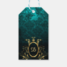 Speciaal Lijst van Luxury Damask Cadeaulabel
