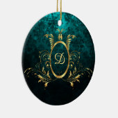 Speciaal Lijst van Luxury Damask Keramisch Ornament (Rechts)