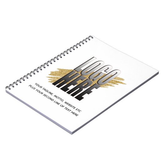 Speciaal Logo plus tekstbeheer Notitieboek (Linkerzijde)