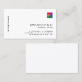 Speciaal Logo Sjabloon Professional Elegant Visitekaartje (Voorkant / Achterkant)