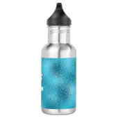 Speciaal logo van een blauw metaalbedrijf waterfles  (Rechts)