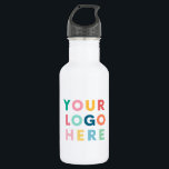 Speciaal Logo waterflesbedrijf Waterfles<br><div class="desc">Personalized Water Bottle Business Company Logo. Upload je logo voor promotionele objecten van een eenvoudig merk.</div>