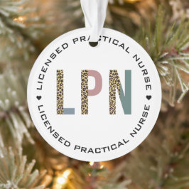 Speciaal LPN-gelicentieerde praktijkverpleegkundig Ornament