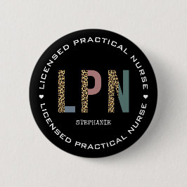 Speciaal LPN-gelicentieerde praktijkverpleegkundig Ronde Button 5,7 Cm