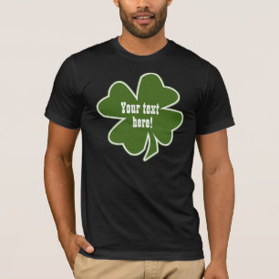 Speciaal Lucky 4 Four Leaf Clover T-shirt