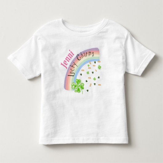 Speciaal Lucky Charm Rainbow-T-shirt Kinder Shirts (Voorkant)