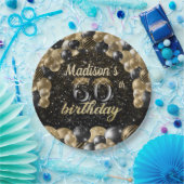 Speciaal Luxe 60th Birthday ballonpapier PL Papieren Bordje (Feest)