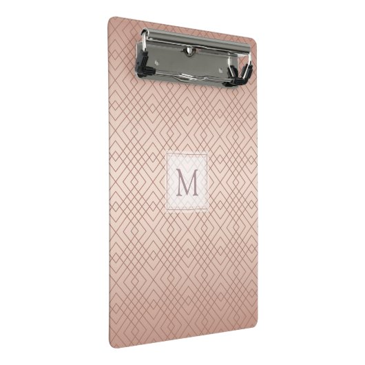 Speciaal Luxury Roos Gold Mini Klembord (Schuin)