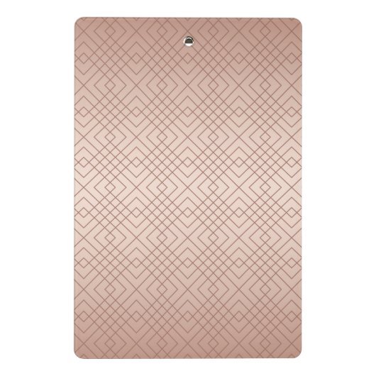 Speciaal Luxury Roos Gold Mini Klembord (Achterkant)