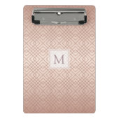 Speciaal Luxury Roos Gold Mini Klembord (Voorkant)