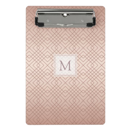 Speciaal Luxury Roos Gold Mini Klembord (Voorkant)