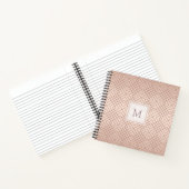 Speciaal Luxury Roos Gold Notitieboek (Binnen)