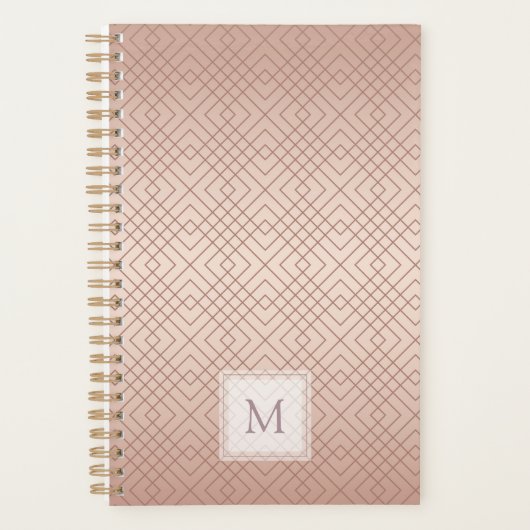 Speciaal Luxury Roos Gold Planner (Voorkant)