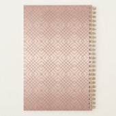 Speciaal Luxury Roos Gold Planner (Achterkant)