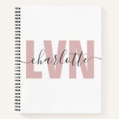 Speciaal LVN-gelicentieerd grafisch verpleegster Notitieboek (Voorkant)