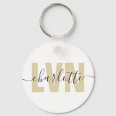 Speciaal LVN-gelicentieerd grafisch verpleegster Sleutelhanger (Voorkant)