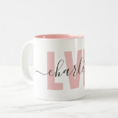 Speciaal LVN-gelicentieerd grafisch verpleegster Tweekleurige Koffiemok (Voorkant links)