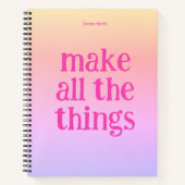 Speciaal maak alle Dingen Journal Notitieboek (Voorkant)