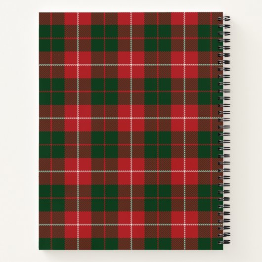 Speciaal MacKinnon Tartan Gespeldenreeks Ontvang Notitieboek (Achterkant)