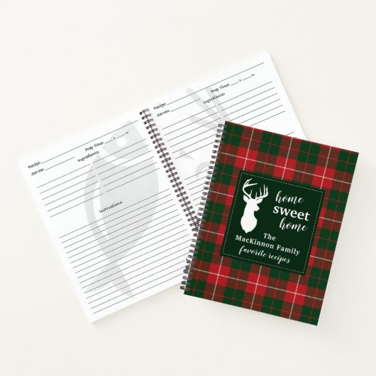 Speciaal MacKinnon Tartan Gespeldenreeks Ontvang Notitieboek (Binnen)