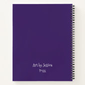 Speciaal Magical Unicorn Artist Sketchbook Notitieboek (Achterkant)