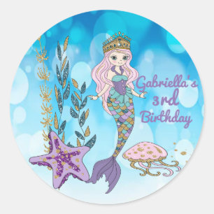 Speciaal magisch glitter Mermaid Sticker