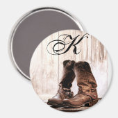 Speciaal Magnet boots country rustige western w (Voorkant / Achterkant)