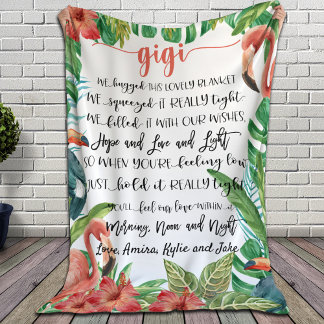 Speciaal mam cadeau voor Gigi for Grandparent Fleece Deken