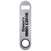 Speciaal Man Cave Diamond Bord Speed Flessenopener (Voorkant)