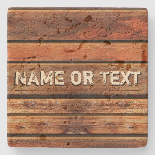 Speciaal Man Cave Rustic-Onderzetters Stenen Onderzetter (Voorkant)