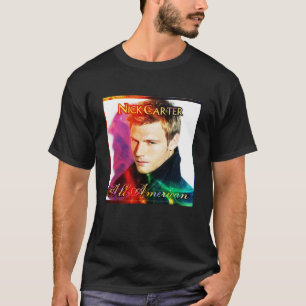 Speciaal Man Land Nick Carter Redeki Tren T-shirt