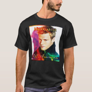 Speciaal Man Land Nick Carter Redeki Tren T-shirt
