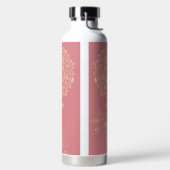 Speciaal Mandala Roos Roze Gold Meditation Waterfles (Links)