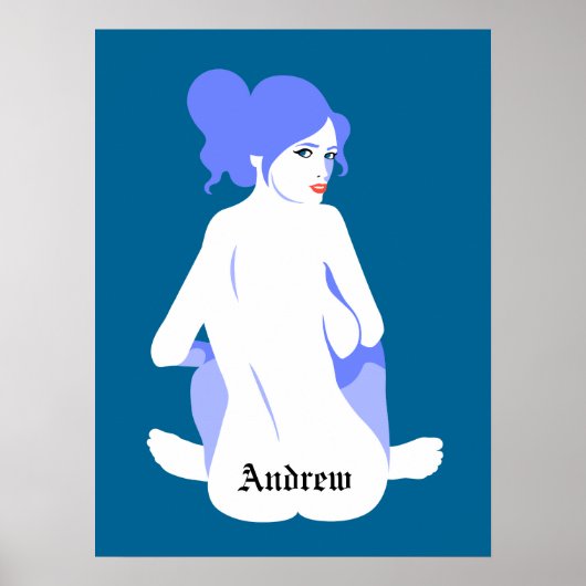 Speciaal Mannen Poster van de Tramp Stamp (Voorkant)