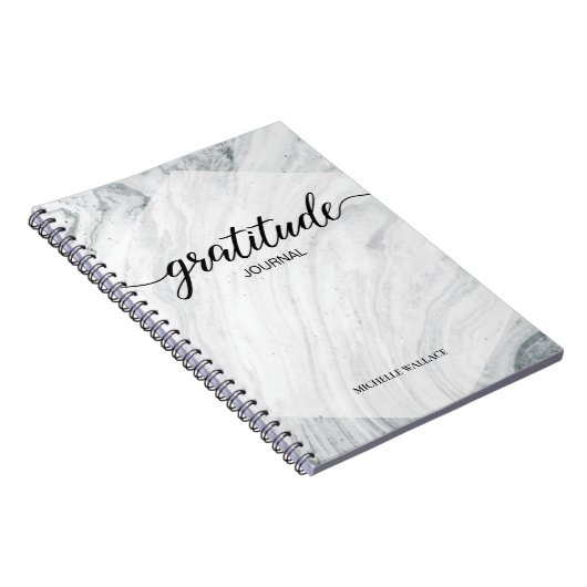 Speciaal Marble Script Gratitude Journal Notitieboek (Rechterzijde)