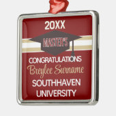Speciaal! Masterdiploma  Metalen Ornament (Links)