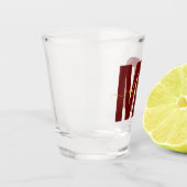 Speciaal MD Doctor Maroon & Gold Shot Glass Shot Glas (Links)