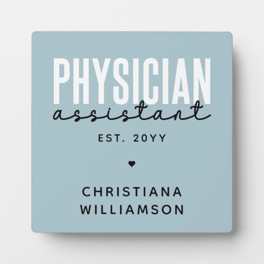 Speciaal medisch assistent PA-Afstuderen Fotoplaat (Voorkant)