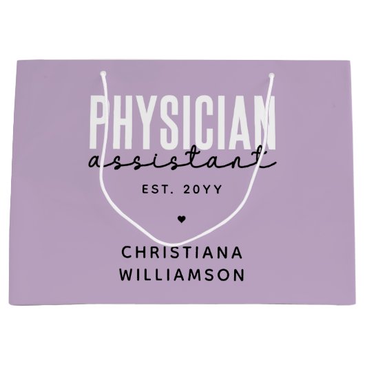 Speciaal medisch assistent PA-Afstuderen Groot Cadeauzakje (Voorkant)