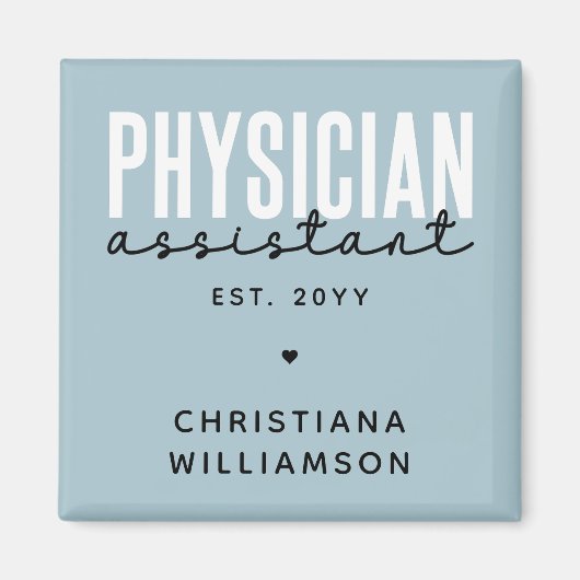 Speciaal medisch assistent PA-Afstuderen Magneet (Voorkant)