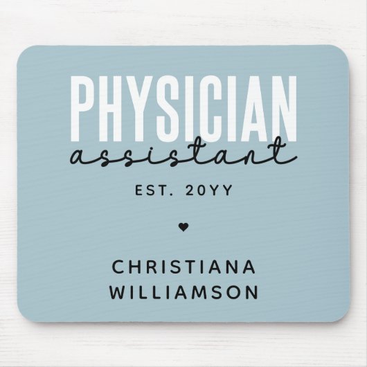 Speciaal medisch assistent PA-Afstuderen Muismat (Voorkant)