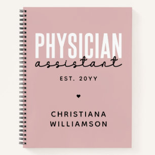 Speciaal medisch assistent PA-Afstuderen Notitieboek