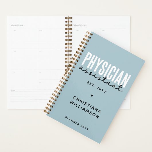 Speciaal medisch assistent PA-Afstuderen Planner (Display)