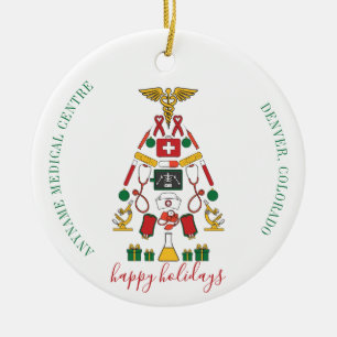 Speciaal medisch centrum verpleegkundige keramisch ornament