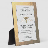 Speciaal medisch deskundige Bedankt Plaque Fotoplaat (Zijkant)