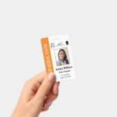 Speciaal medisch gecertificeerd Sinaasappel-ID wer Badge (Handheld)