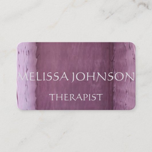 Speciaal medisch specialist in de psycholoog visitekaartje (Voorkant)