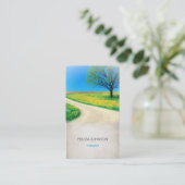 Speciaal medisch specialist in de psycholoog visitekaartje (Staand voorkant)