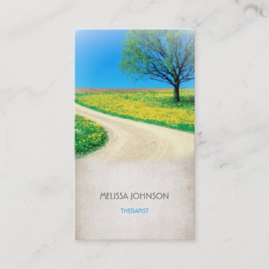 Speciaal medisch specialist in de psycholoog visitekaartje (Voorkant)